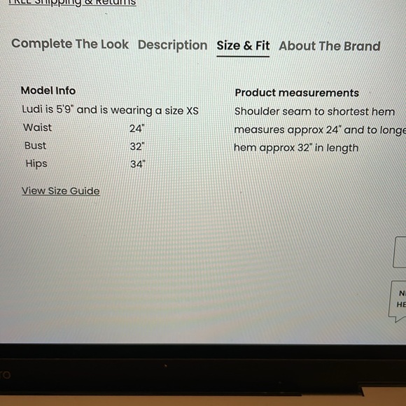 *Never worn** Revolve - One shoulder, cape-sleeve dress - Picture 4 of 5